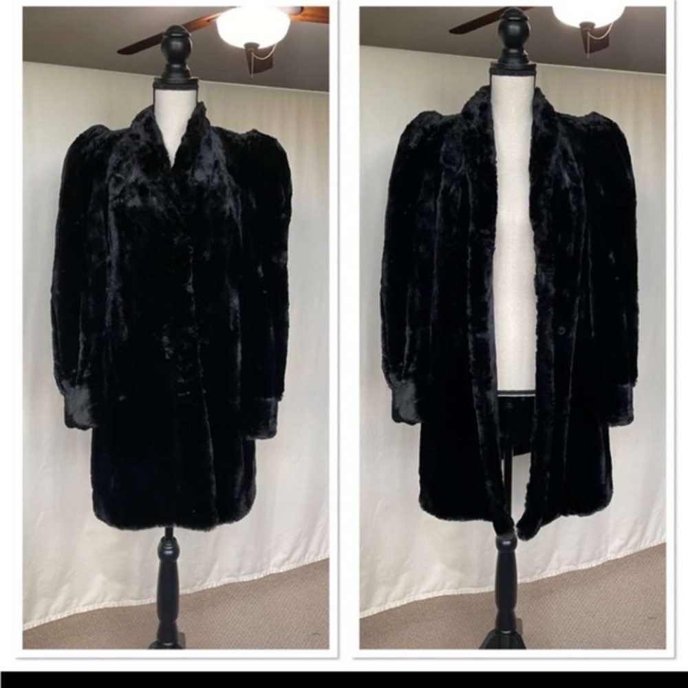 Vintage Flora Cannie Manfredi Fur Coat Size Medium